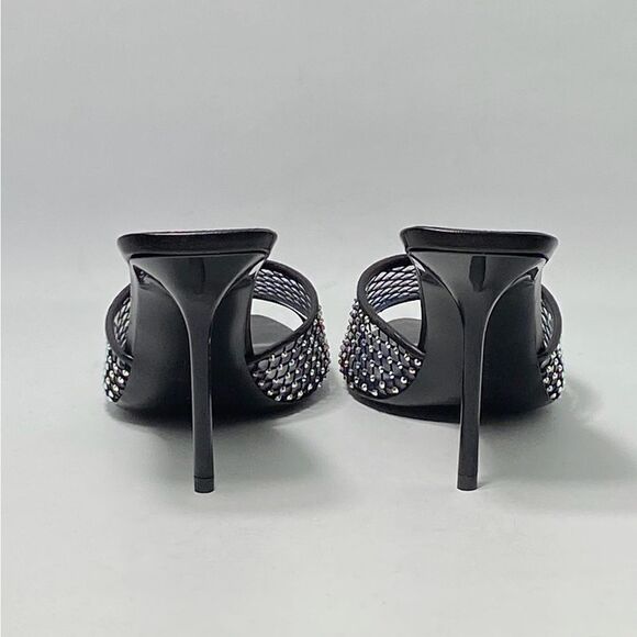 Saint Laurent Luz Mules In Mesh With Rhinestones size 39 - Picture 5 of 13